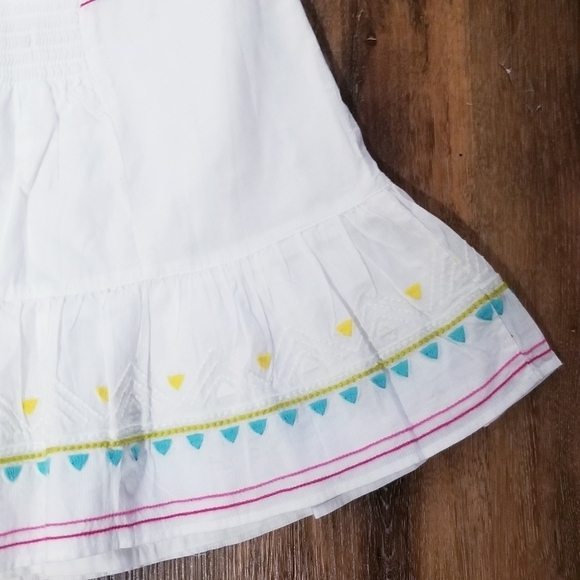 CATIMINI Embroidered Detailed Tunic Top with Ruffle size 10 - Picture 7 of 11